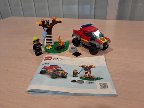 Lego city 60393 pompier - pompier, en