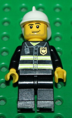 Lego city fire minifig - :,
